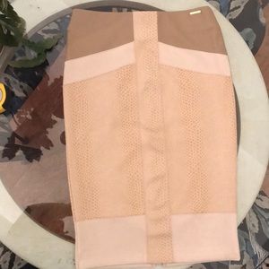 Marc New York Snakeskin Print Skirt